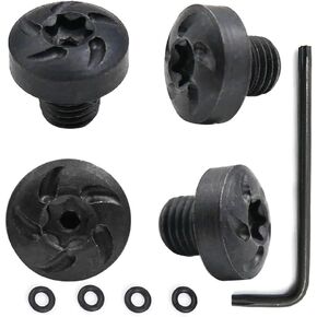 Customized Screws for 1911 Slim Grips, 4 Stainless Steel Screws, Included O Rings, T10 Torx Key, Length 0.23"