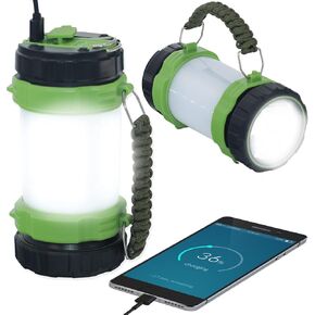 Camping Lantern Rechargeable LED Flashlight,6 Modes Torch,IPX4 Waterproof,Portable Light with Two-Way Hook and USB Cable for Camping, Hiking, Hurricane,Emergency,Outage