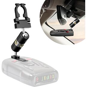 Radar Detector Mount,Rearview Mirror Rod Aluminum Radar Bracket (for Whistler Radar Detector)