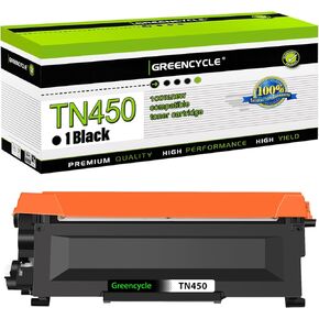 greencycle 1 Pack TN350 TN-350 Black Toner Cartridge Replacement Compatible for Brother HL-2070N HL-2040 MFC-7420 MFC-7820n intellifax-2820 Intellifax-2920 DCP-7020 MFC-7220 Laser Printers