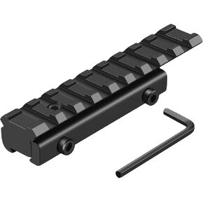 Dovetail to Picatinny Rail Adapter 11mm Dovetail to 21mm Picatinny/Weaver Rail Convert Mount - Low Profile Scope Riser Rail Adaptor - Base Mount 3/8" to 7/8" Converter