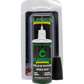 Clenzoil Field & Range Gun Cleaner Lubricant Protectant [CLP] Needle Oiler | Gun Cleaner + Lube in One | 1oz. Bottle of Gun Oil w/Steel Precision Needle Oiler Tip