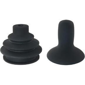 Wheelchair Joystick Button Cap ZZLZX 1Set Joystick Controller Knob and Gaiter for Mobility Scooter Electric Wheelchair Powerchair Mobility Aid, Black