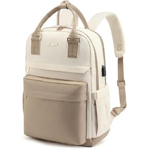 LOVEVOOK Laptop Backpack for Women 15.6 Inch Laptop Bag with USB Port, Fashion Waterproof Backpacks Teacher Nurse Stylish Travel Bags Vintage Daypacks Bookbag for College School Work