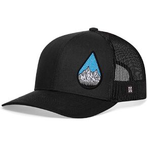 HAKA Camping Trucker Hat, Mountain Mesh Outdoor Hat for Men & Women, Adjustable Snapback Baseball Cap, Golf Hat
