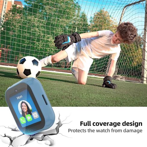 Compatible with SyncUP Kids Watch 2 Screen Protector, 3 Pack Bumper Case with Scratch-Resistant Tempered Glass (Not for SyncUP Watch 1) in Kuwait