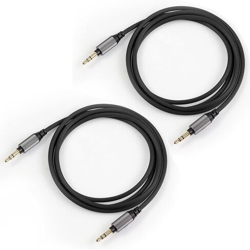 FAAEAL WH-1000XM5 Audio Cable Compatible with Sony WH-1000XM4/XM3 MDR-1AM2 Technica ATH-M50xBT ATH-ANC7B Headphones,in-line mic Control Extension Aux Cord 4.9ft w/mic in Saudi Arabia