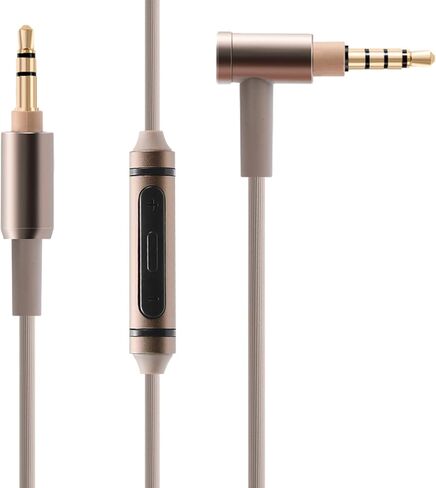 FAAEAL WH-1000XM5 Audio Cable Compatible with Sony WH-1000XM4/XM3 MDR-1AM2 Technica ATH-M50xBT ATH-ANC7B Headphones,in-line mic Control Extension Aux Cord 4.9ft w/mic in Kuwait