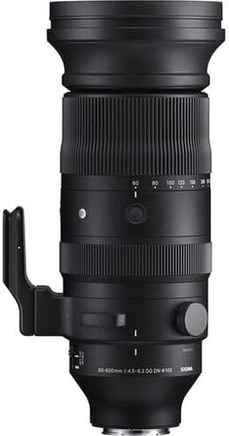 عدسة سيجما الرياضية مقاس 60-600 مم f/4.5-6.3 DG DN OS لحزمة Sony E-Mount (أسود) مع ملحقات متقدمة | ضمان سيجما ممتد لمدة 3 سنوات | 732965 | عدسة سيجما 60-600 ملم سوني إي ماونت in Kuwait