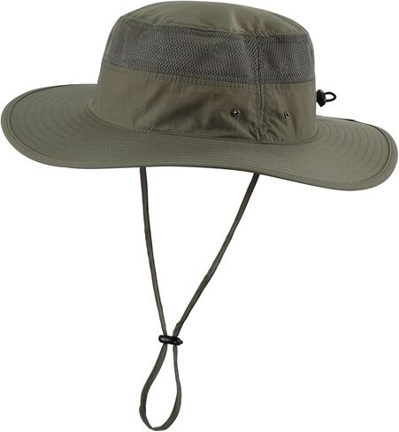 Home Prefer UPF 50+ Men's Sun Hat Wide Brim Bucket Hat UV Protection Hat for Mens Womens Beach Safari Gardening Golf Fishing in Saudi Arabia
