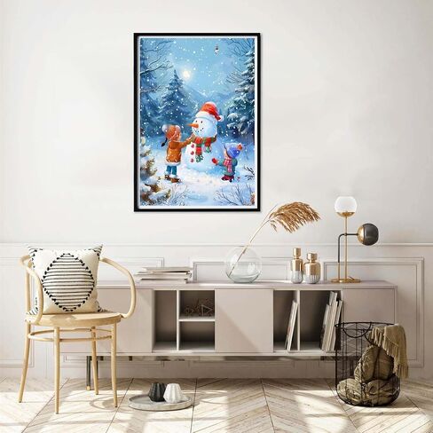 Yomiie 5D Diamond Art Kits for Adults, Woman Diamond Painting Art Virgin Mary DIY Full Round Drill Kits, Embroidery Rhinestone Diamond Crystal Craft Canvas Home Wall Decor 12x16 inch in Kuwait