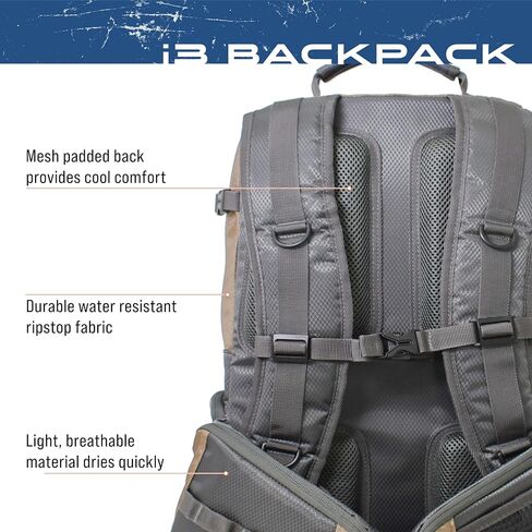 Frogg Toggs i3 Fishing Backpack, Tackle Storage, Includes 3-3600 Bait Trays in Saudi Arabia