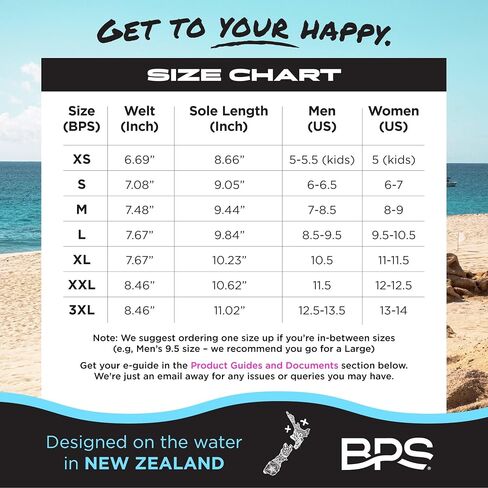 BPS ‘Aqua Series’ 3mm Neoprene Water Socks for Sand, Beach, Soccer, Volleyball, Wetsuit Booties in Kuwait