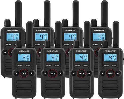 Midland BizTalk BR180 راديو الأعمال في الموقع - حزمة من 8 قطع مع شواحن in Kuwait