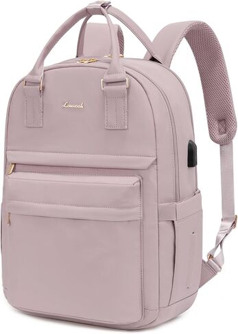 LOVEVOOK Laptop Backpack for Women 15.6 Inch Laptop Bag with USB Port, Fashion Waterproof Backpacks Teacher Nurse Stylish Travel Bags Vintage Daypacks Bookbag for College School Work in Kuwait