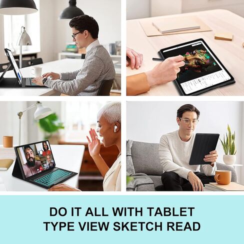for Samsung Galaxy Tab S11 Ultra Keyboard Case 14.6 inch 2025, Magnetically Detachable Wireless Bluetooth Keyboard, Multi-Angle Stand, PU Leather Folio Cover with S Pen Holder for Galaxy Tab S11 Ultra in Saudi Arabia
