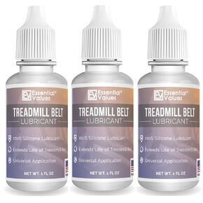 Treadmill Belt Lubricant - Odorless & Toxin-Free 100% Silicone Oil - Silicone Treadmill Lubricant - Reduces Noise & Prolongs Belt Life - Universal Treadmill Oil Belt Lube