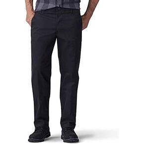 Lee Men's Performance Series Extreme Comfort Straight Fit Pant, Black, 34W x 28L in Saudi Arabia