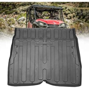 KEMIMOTO Rear Bed Mat Liner Compatible with Pioneer 1000-5 2016-2024, Innovative Extra Edge Lip, All-Weather Protection, Precision Fit, TPE Rubber Cargo Bed Liner Mat 5 Seater, Accessories