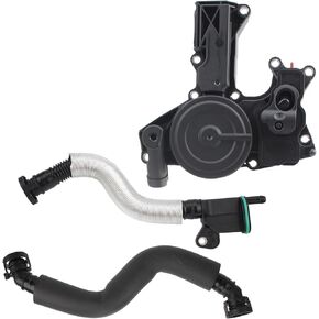 AUTOKAY PCV Valve Engine Crankcase Vent Oil Separator Breather Hose Kit Compatible with Audi A3 A4 A5 Q5 TT VW Beetle CC Jetta Passat Tiguan Seat Skoda Re# 06H103495 06H103495A 06H103495B 06H103495E