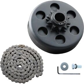Go Kart Clutch 3/4" Bore 10 Tooth For 40/41/420 Chain, Minibike Chain Centrifugal Clutch 10T Fit 6.5HP