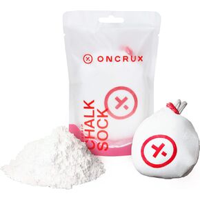 ONCRUX Chalk Sock 2 oz - Premium Refillable Chalk Ball - Made in USA - Performance Grade Grip Enhancer for Weightlifting, Rock Climbing, Gymnastics, Disc Golf and More