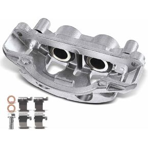 A-Premium Front Disc Brake Caliper Assembly with Bracket Compatible with Select Chevy and GMC Models - Silverado 2500 HD/3500 HD 2011-2019, Sierra 2500 HD/3500 HD 2011-2019, Suburban 3500 HD 2016-2019