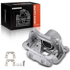 A-Premium Disc Brake Caliper Assembly with Bracket Compatible with Select Hyundai Models - Sonata 2011 2012 2013 2014, L4 2.0L/2.4L, Sedan - Front Left Driver Side