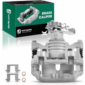 YHTAUTO Rear Driver Side Disc Brake Calipers with Bracket Replacement for Malibu 2004-2012, Cobalt 2005-2008, G6 2005-2010, HHR 2008-2010, Ion 2004-2007, Pursuit 2006, Aura, G5, Caliper Assembly