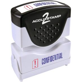 Acc-Stamp2® ،ختم رسالة ما قبل الحبر ،"Scanned" ،أزرق/أحمر in Kuwait