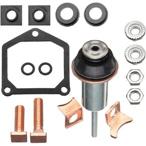 Starter Repair Rebuild Kit 228000-6660 Plunger Contacts Set Compatible For Toyota Subaru Honda