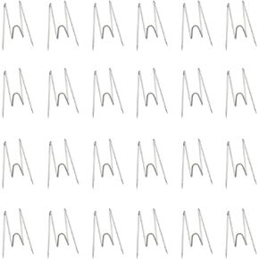 24pcs Panel Wall Wire Hooks Cubicle Fabric Panel Wall Picture Hangers Hooks