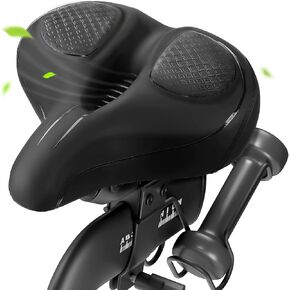 مقعد دراجة كبير الحجم لدراجة Peloton Bike & Bike+، بديل سرج الدراجة الواسع متوافق مع Peloton، التمرين أو دراجات الطريق، وسادة مقعد للرجال والنساء