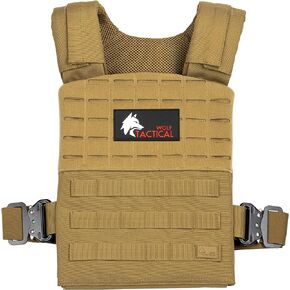 WOLF TACTICAL Quick-Release Weighted Vest for Men Workout Vest, Strength Training Weight Vests Weighted Vest Men