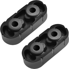 EVIL ENERGY Exhaust Hanger Rubber Insulator Bushing Mount Replacement for GM Chevy Silverado 1500 GMC Cadillac Escalade 2 Holes 2Pcs