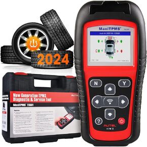 Autel MaxiTPMS TS501 TPMS Programming Tool, 2024 Upgraded Car TPMS Scan Tool of TS408, TS401, Activate/Relearn All Known TPMS Sensors, Program Autel MX-Sensor [315 & 433MHz], TPMS Diagnostics & Reset