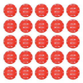 Double Sided Tape Heavy Duty, 3M VHB Mounting Tape Pad Sticker Strong Adhesive Tape Waterproof Foam Tape for Indoor and Out Door, Home Decoration, Car (Square 1in -30Pcs)