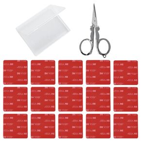 HSTECH 1inch Round Double Sided Tape Heavy Duty, 3M VHB Mounting Tape Pad Sticker Strong Adhesive Tape Waterproof Foam Tape for Indoor and Out Wall, Door, Car, Home Decoration（30Pcs）