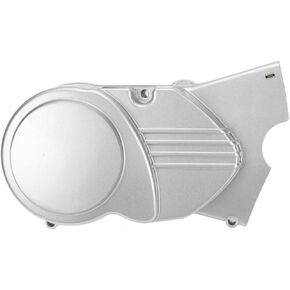 HIAORS Silver Left Engine Stator Cover for CRF50 XR50 SSR 50cc 70cc 90cc 110cc 125cc Thumpstar Apollo Stomp Pitster Pro Taotao Coolster Roketa Chinese Lifan YX Dirt Pit Bike