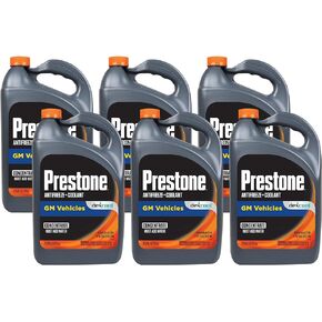 Prestone AF888-6PK Dex-Cool Antifreeze/Coolant - 1 Gallon, (Pack of 6)