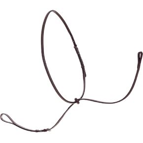 Equinavia Saga Adjustable Leather Standing Martingale with Stainless Steel Hardware (Stopper Not Included)