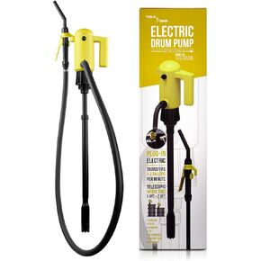 TERA PUMP DEF Electric Pump Kit | Telescopic 15 Gallon to 55 Gallon Drum Transfer Pump (4.2 GPM, DC 12V)