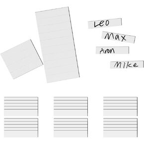 30Pcs 0.5 x 2.36 inch Baseball Lineup Magnets, Strong Magnetic, Repeatable Coaching Board Magnets, Magnetic Name Lineup