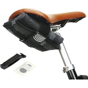 Bike Tool Bag Repair Saddle Bag Kit Under Seat Pouch Frame Bag Mountain Road Bicycle Multi-purpose portable Accessorise Bag Professional Cycling Tools Bag (Black)