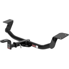 CURT 122213 Class 2 Trailer Hitch with Ball Mount, 1-1/4-Inch Receiver, Exposed Main Body, Compatible with Select Pontiac Vibe, Toyota Matrix