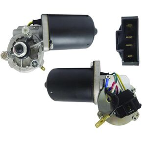 New Front Wiper Motor Compatible With 1997 1998 1999 97 98 99 Dodge Ram 1500 2500 3500 4500, Replaces Chrysler 55076549, 55076549AC
