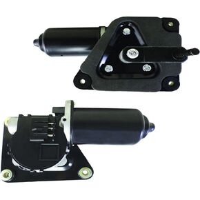New Front Wiper Motor W/Metal Mounting Plate Compatible With 1987-2019 Ford Bronco F Super Duty F-150 F250 F-350 Alternator Compatible With Ford E7TZ17508A