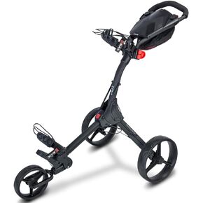 عربة دفع جولف بيج ماكس IQ+ ذات 3 عجلات | خفيفة الوزن للغاية | سريع الطي | سحب العربة | حامل بطاقة الأداء | قوس حقيبة قابل للتعديل in Kuwait
