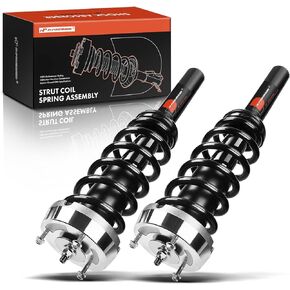 A-Premium Front Pair (2) Complete Strut & Coil Spring Assembly Compatible with BMW X5 2007-2013, X6 2008-2014, Driver and Passenger Side, Replace# 1335906