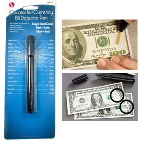 Counterfeit Money Detector Pen Bill Marker Fake Note Currency Thief Buy1get1FREE